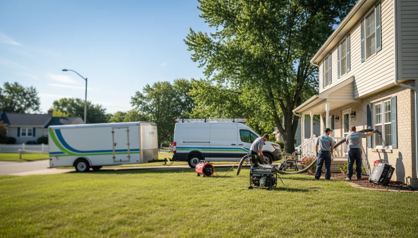 Flooded Basement Restoration And Cleanup With Repair in Mount Vernon, IA near me